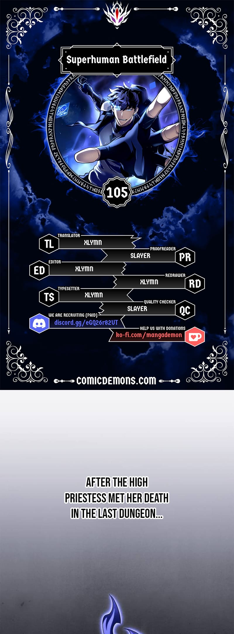 The Esper’s Game chapter 105 page 1