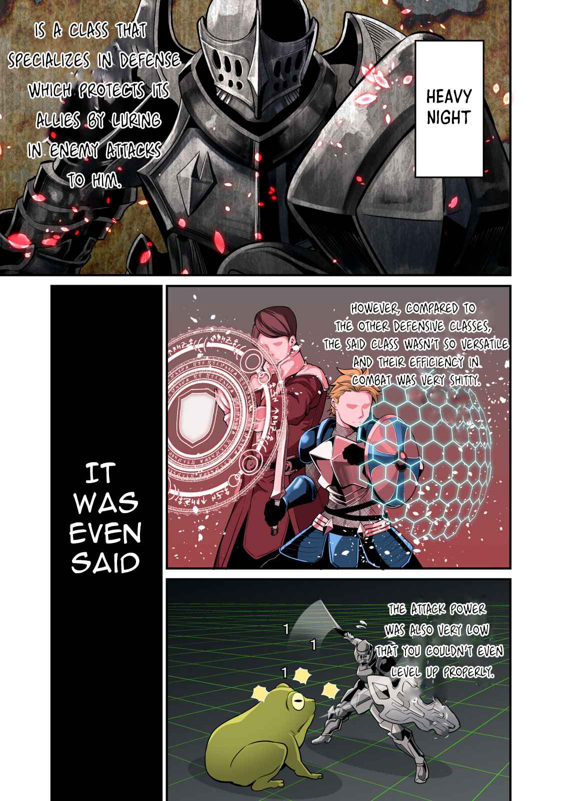 The Exiled Reincarnated Heavy Knight Is Unrivaled In Game Knowledge chapter 1.1 page 1