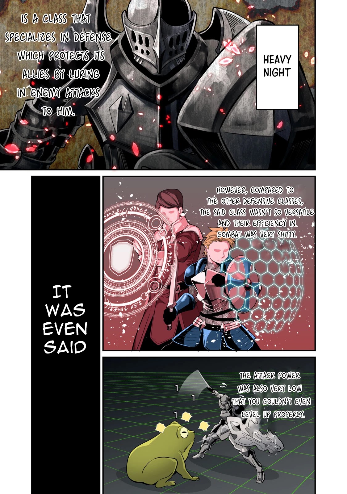 The Exiled Reincarnated Heavy Knight Is Unrivaled In Game Knowledge chapter 1 page 1