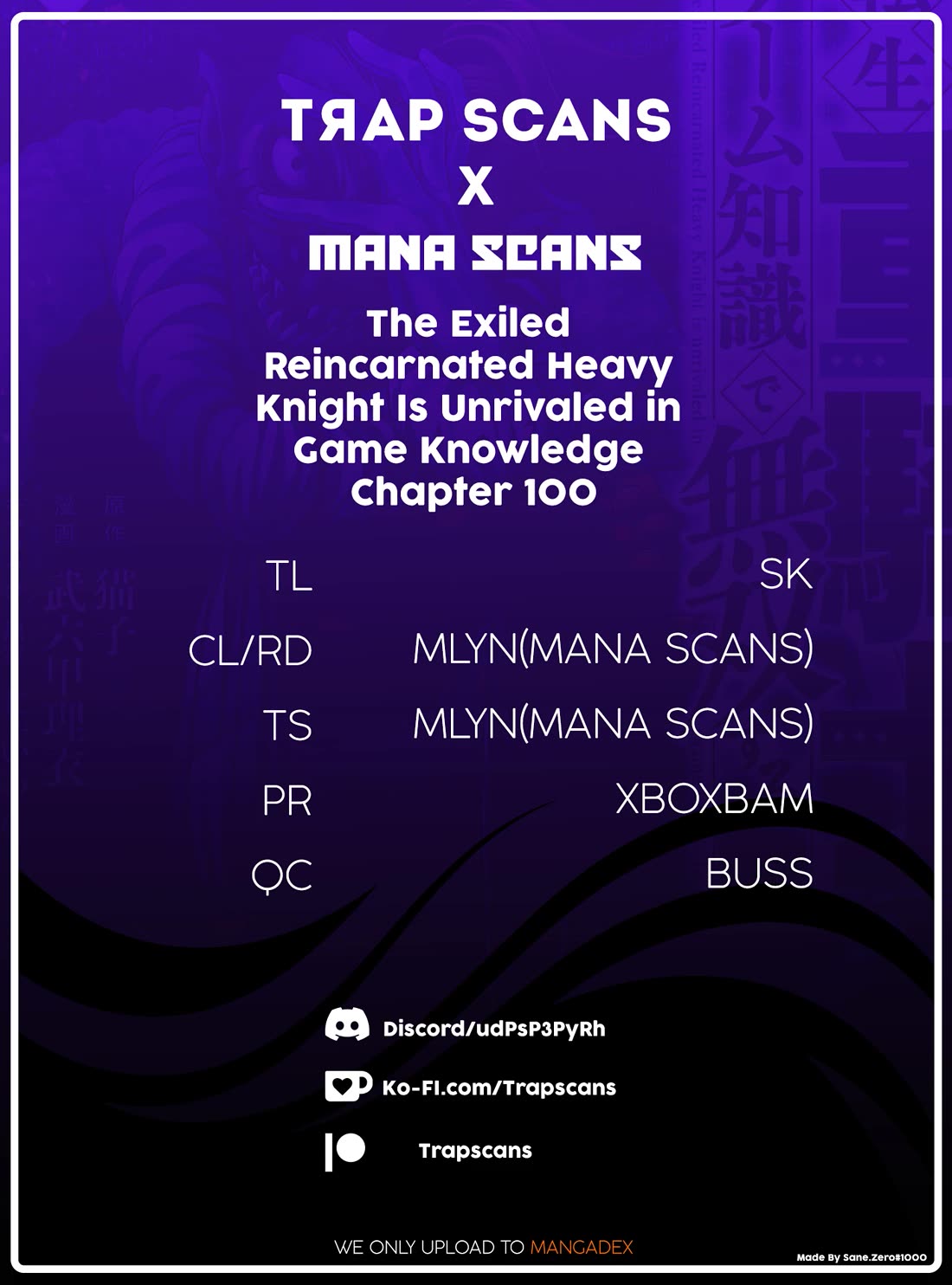 The Exiled Reincarnated Heavy Knight Is Unrivaled In Game Knowledge chapter 100 page 1