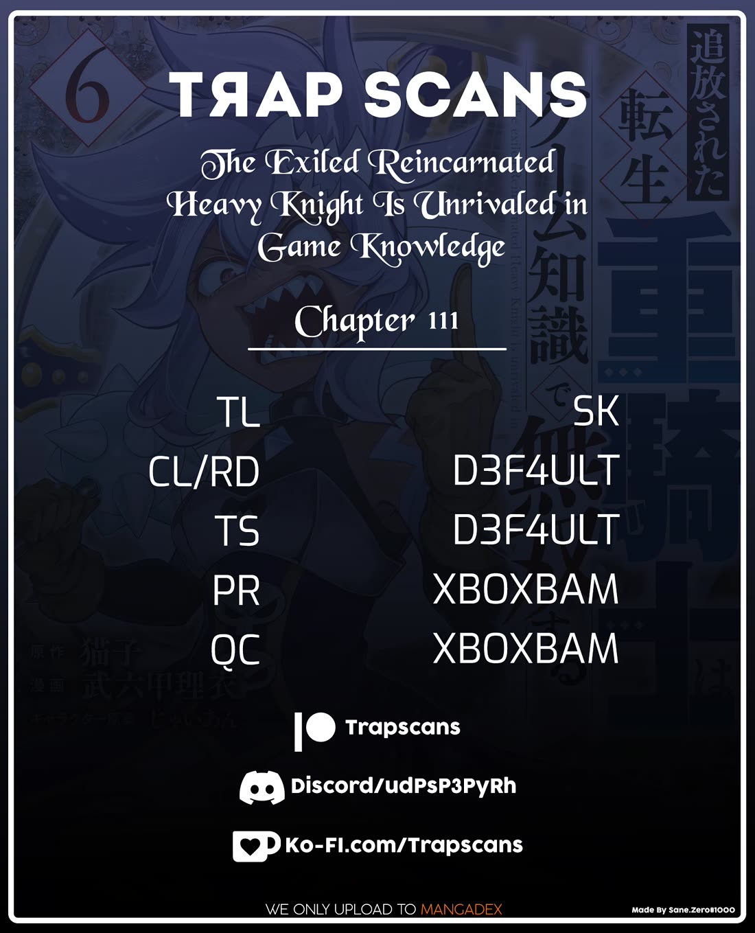 The Exiled Reincarnated Heavy Knight Is Unrivaled In Game Knowledge chapter 111 page 1