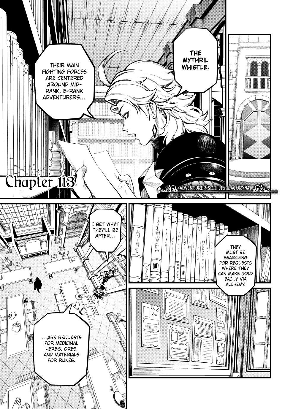 The Exiled Reincarnated Heavy Knight Is Unrivaled In Game Knowledge chapter 113 page 1