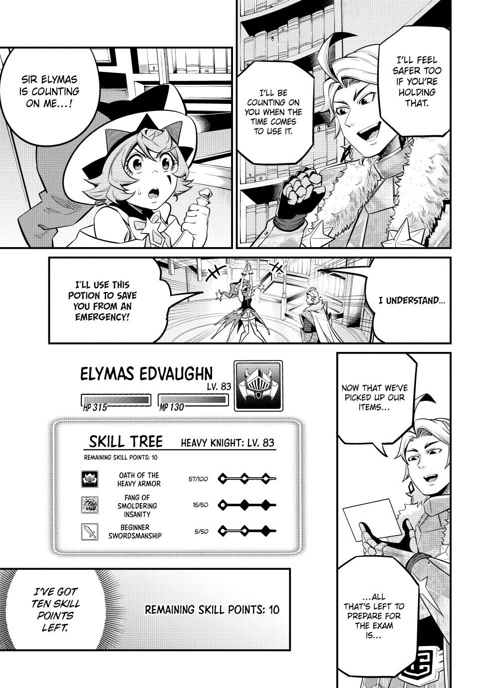 The Exiled Reincarnated Heavy Knight Is Unrivaled In Game Knowledge chapter 132 page 11