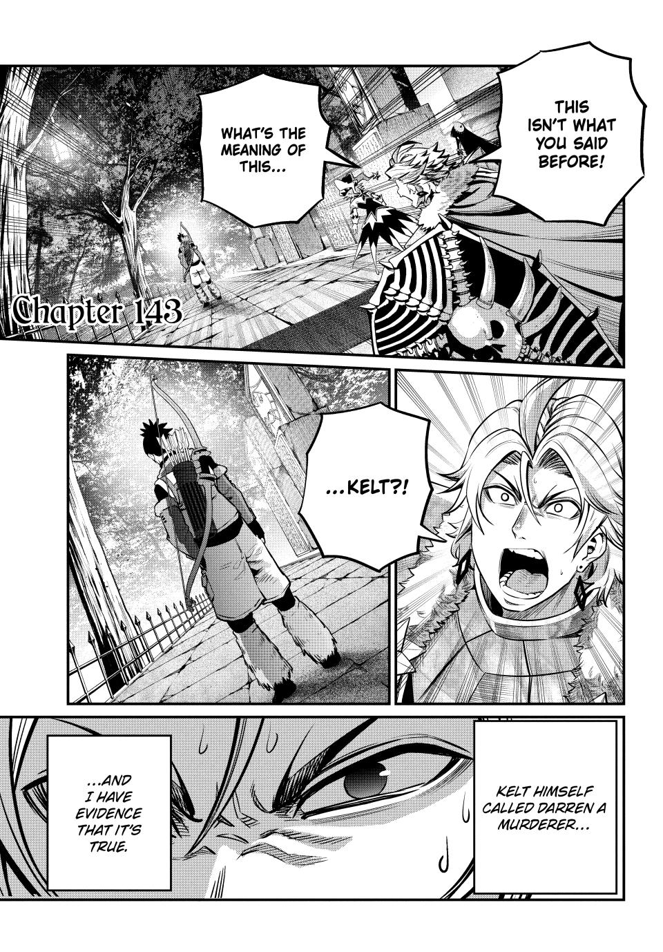 The Exiled Reincarnated Heavy Knight Is Unrivaled In Game Knowledge chapter 143 page 1