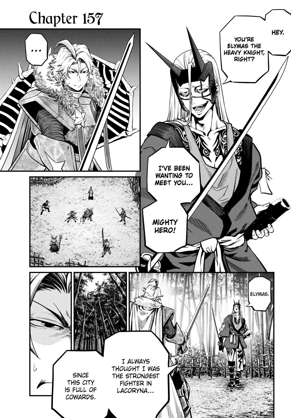 The Exiled Reincarnated Heavy Knight Is Unrivaled In Game Knowledge chapter 157 page 1