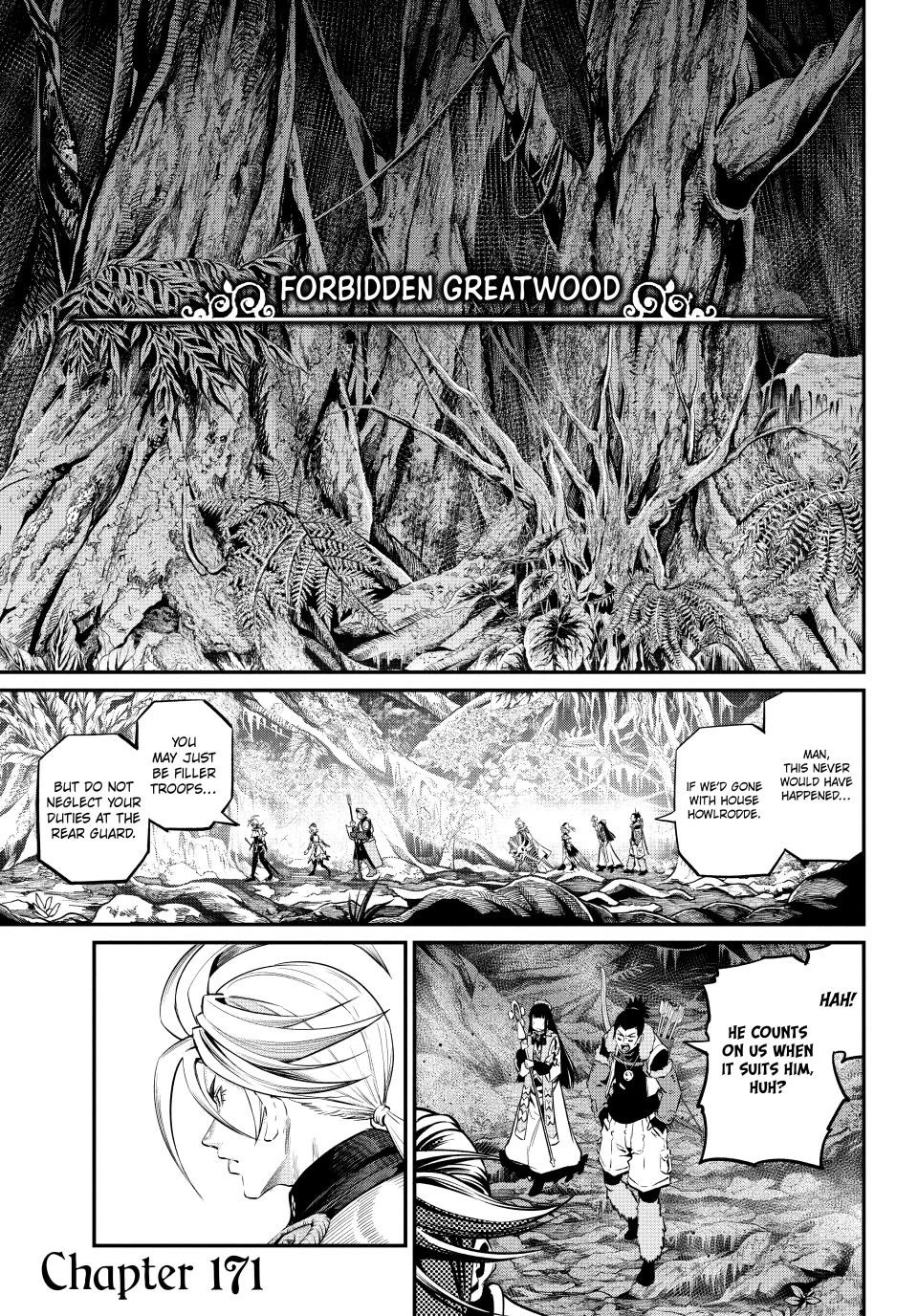 The Exiled Reincarnated Heavy Knight Is Unrivaled In Game Knowledge chapter 171 page 1