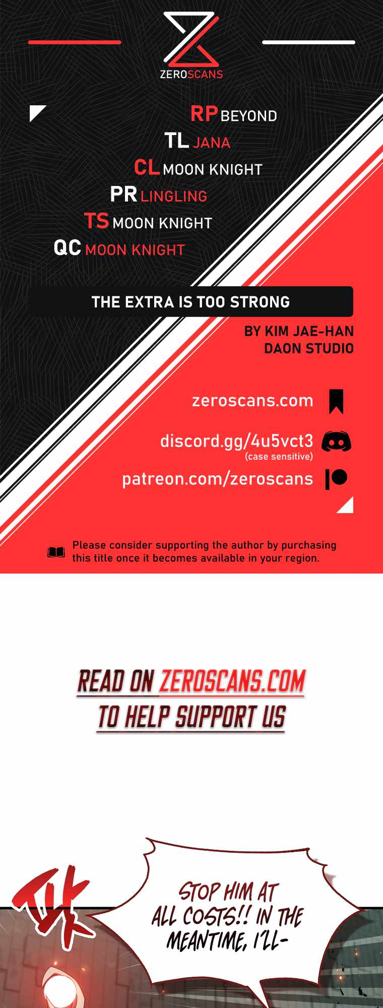 The Extra is Too Strong chapter 31 page 1