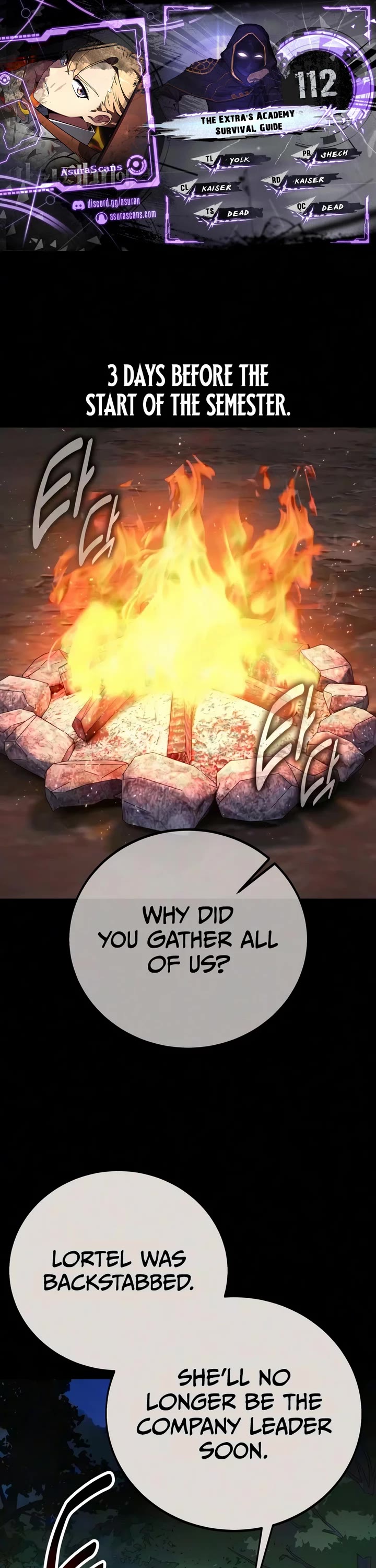 The Extra’s Academy Survival Guide chapter 112 page 1