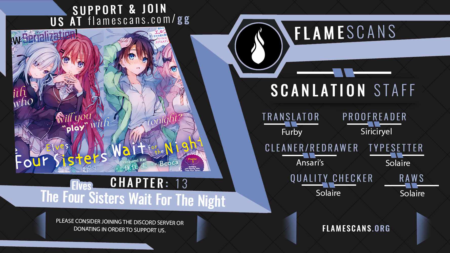 The Four Sisters (Elves) Wait For The Night chapter 13 page 1