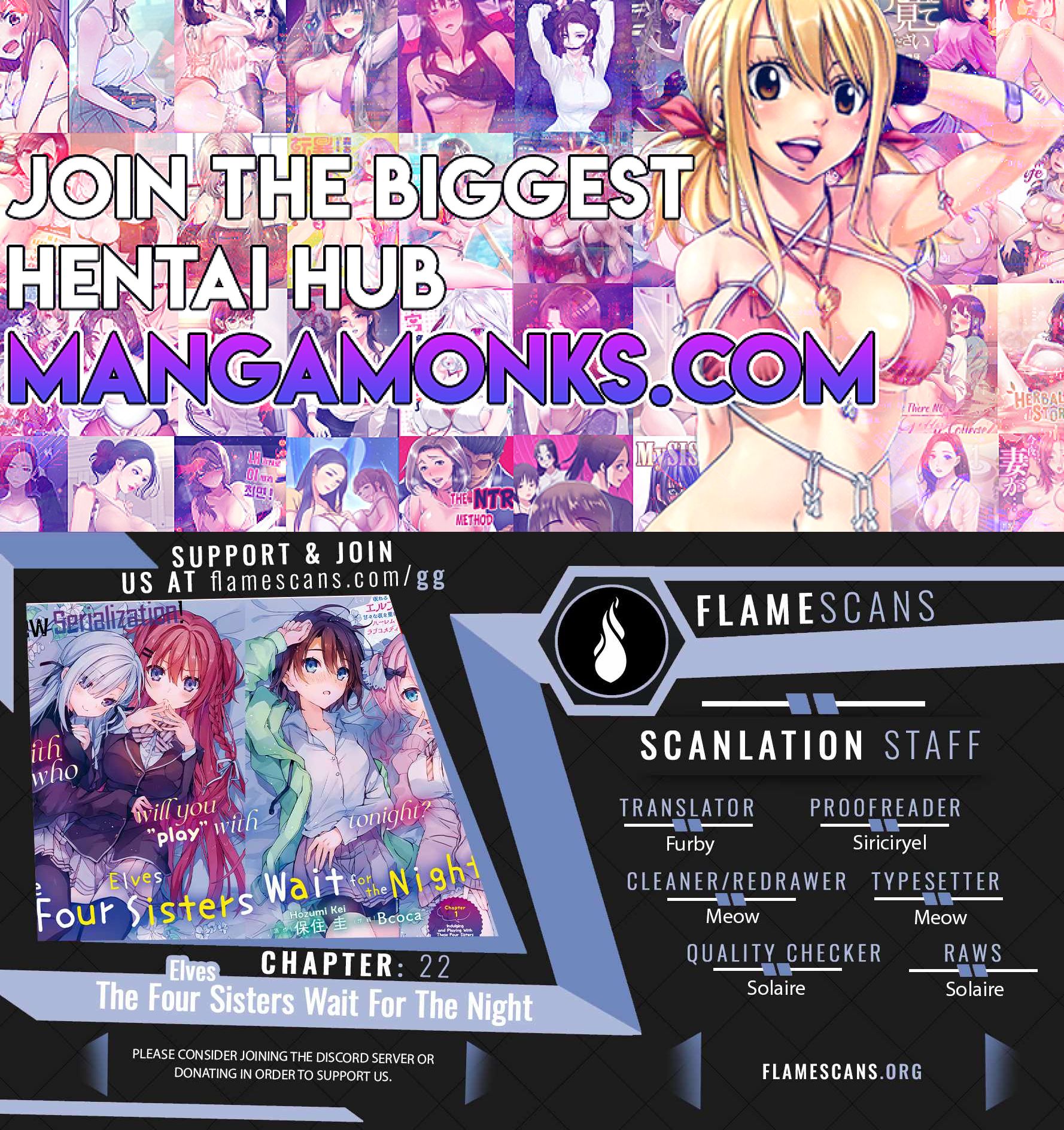 The Four Sisters (Elves) Wait For The Night chapter 22.2 page 1