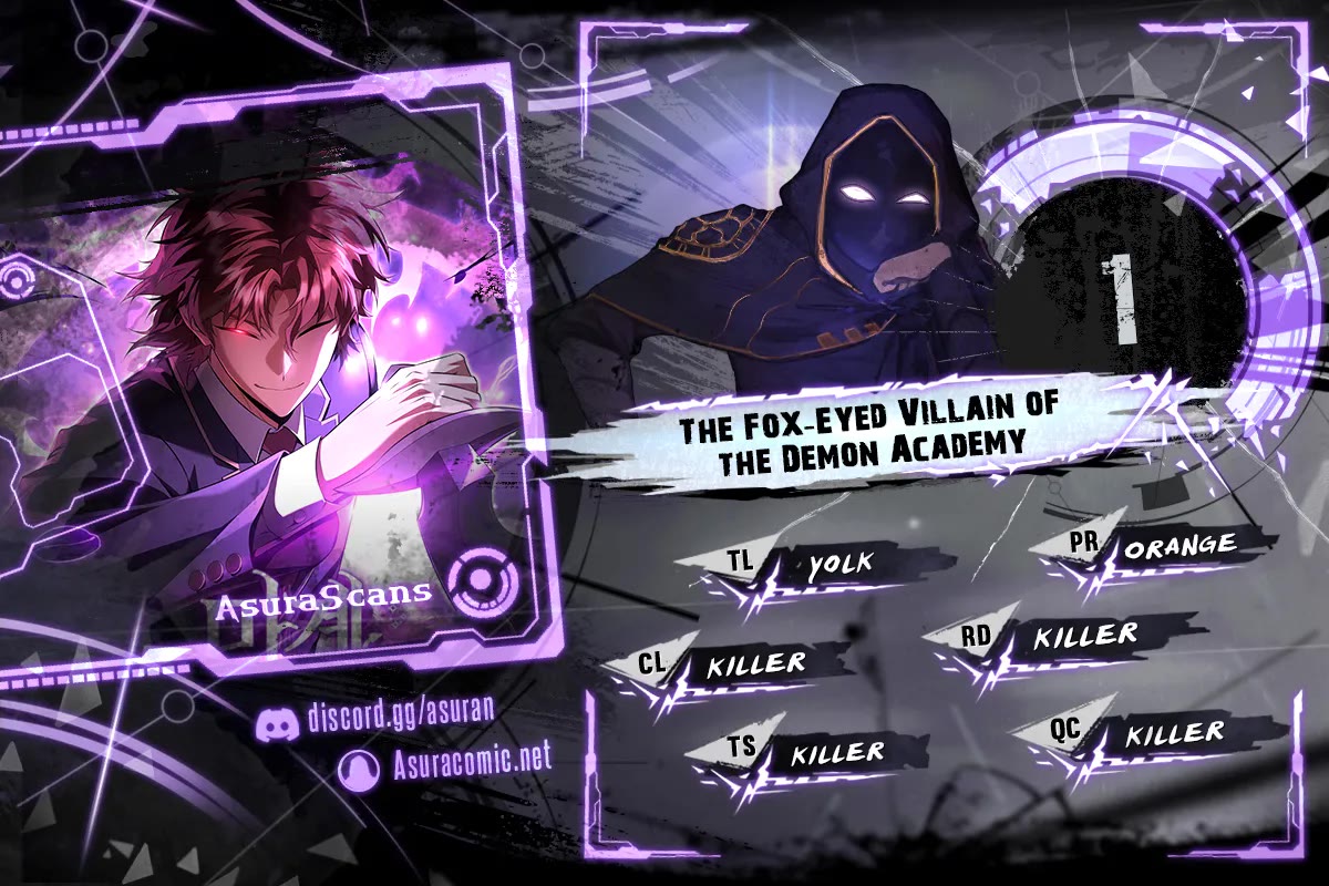 The Fox-Eyed Villain of the Demon Academy chapter 1 page 1