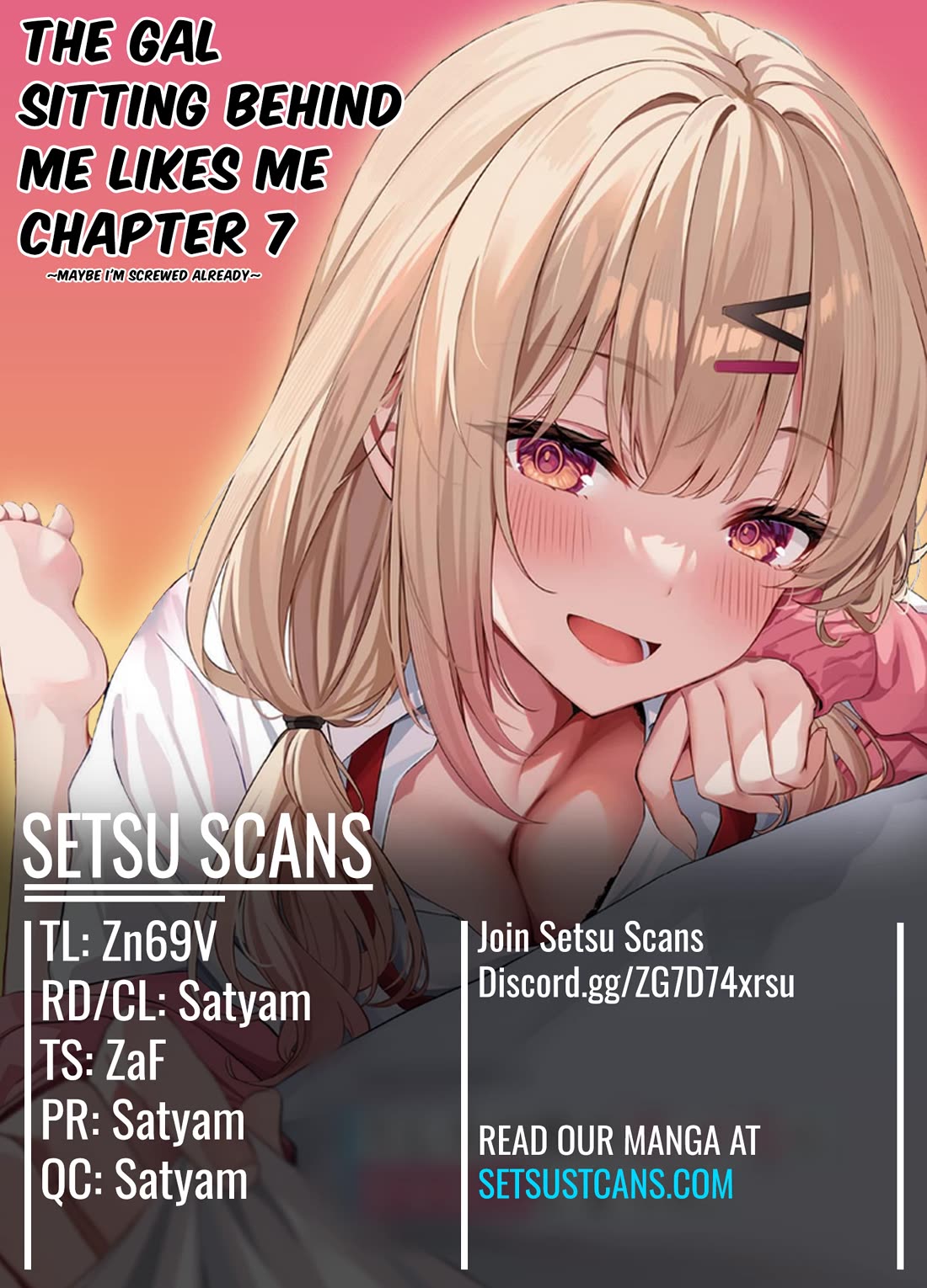 The Gal Sitting Behind Me Likes Me: Maybe I’m Screwed Already. chapter 7 page 1