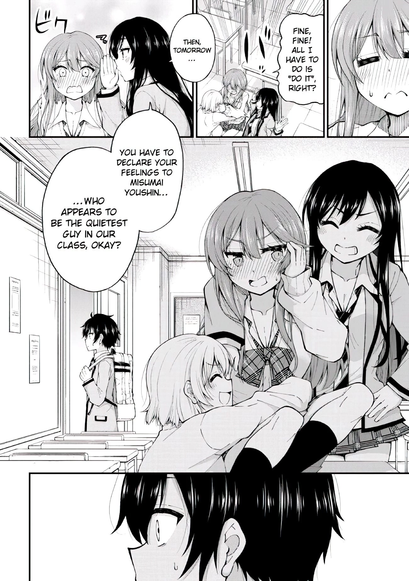 The Gal Who Was Meant to Confess to Me as a Game Punishment Has Apparently Fallen in Love with Me chapter 1 page 13