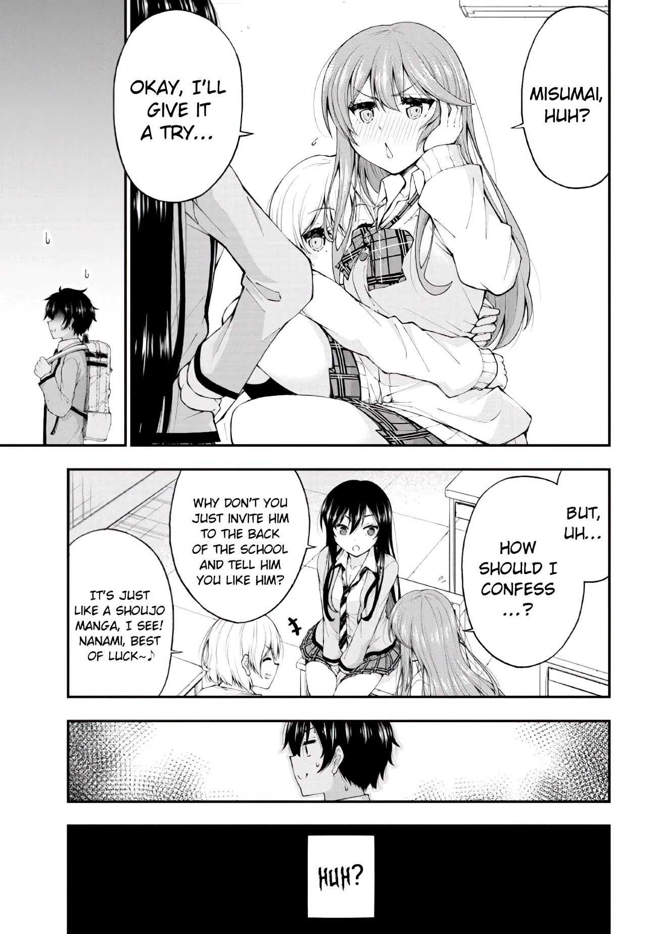 The Gal Who Was Meant to Confess to Me as a Game Punishment Has Apparently Fallen in Love with Me chapter 1 page 14