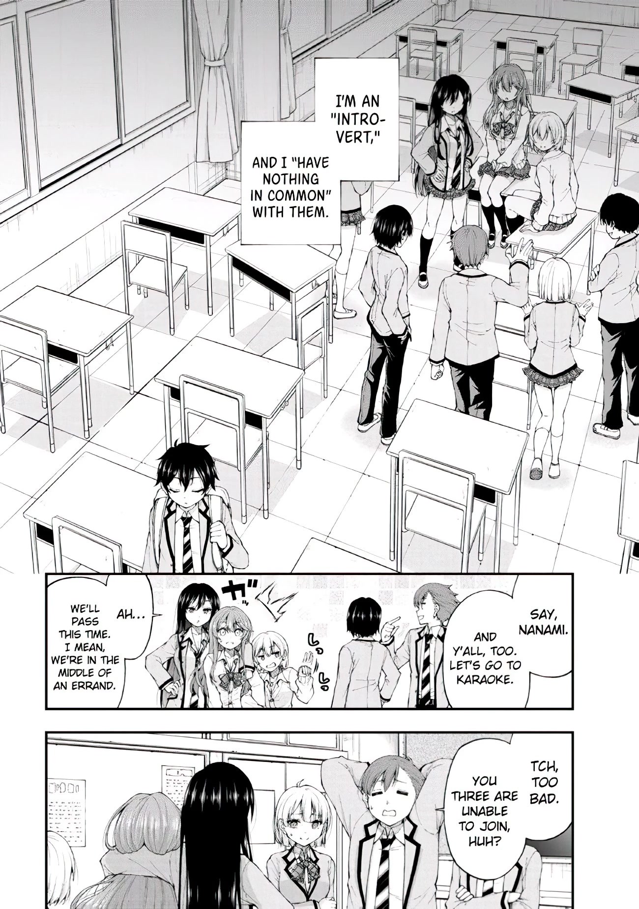 The Gal Who Was Meant to Confess to Me as a Game Punishment Has Apparently Fallen in Love with Me chapter 1 page 5