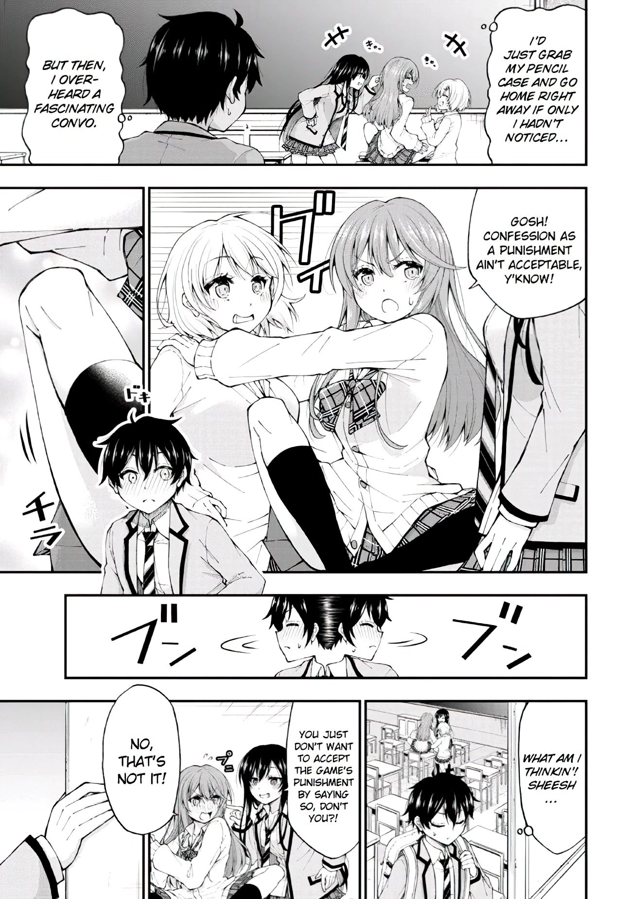 The Gal Who Was Meant to Confess to Me as a Game Punishment Has Apparently Fallen in Love with Me chapter 1 page 8