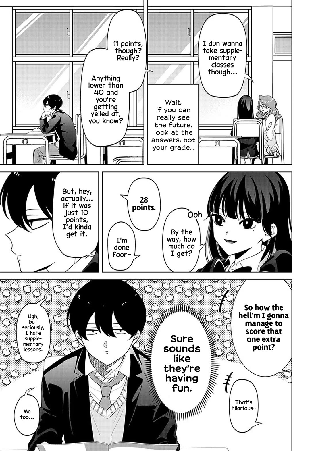 The Gals Who Always Say Insane Things: My Daily Life at a Private Paranormal High School chapter 1 page 4