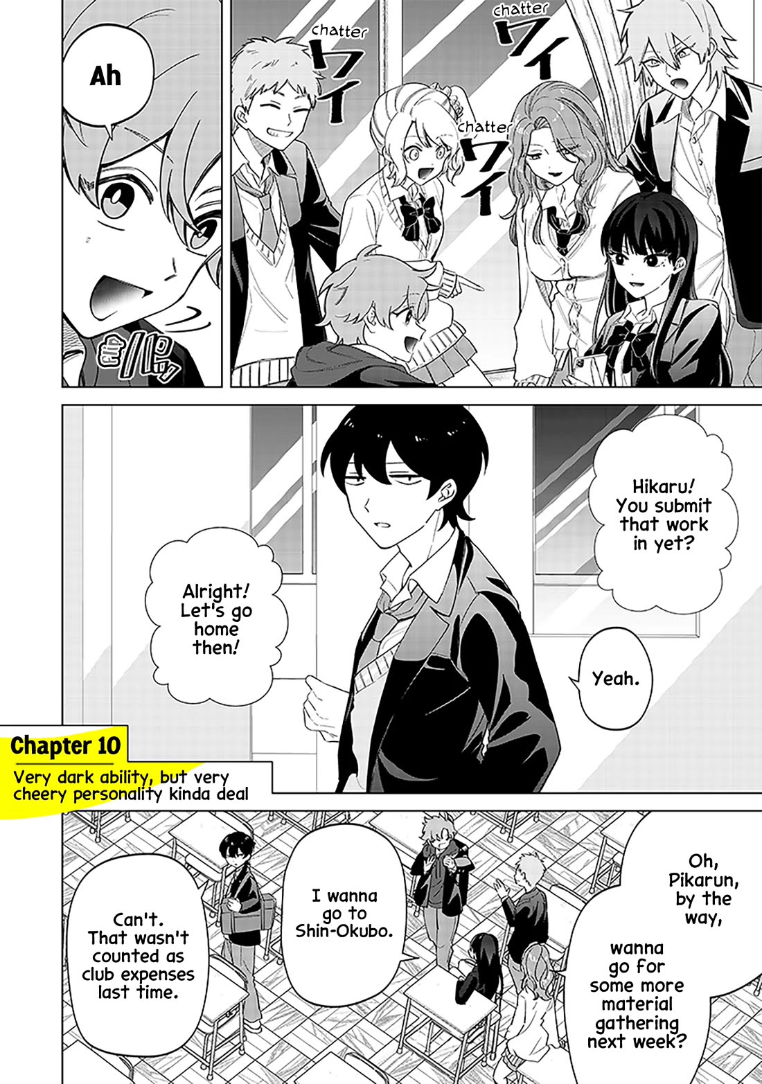 The Gals Who Always Say Insane Things: My Daily Life at a Private Paranormal High School chapter 10 page 2