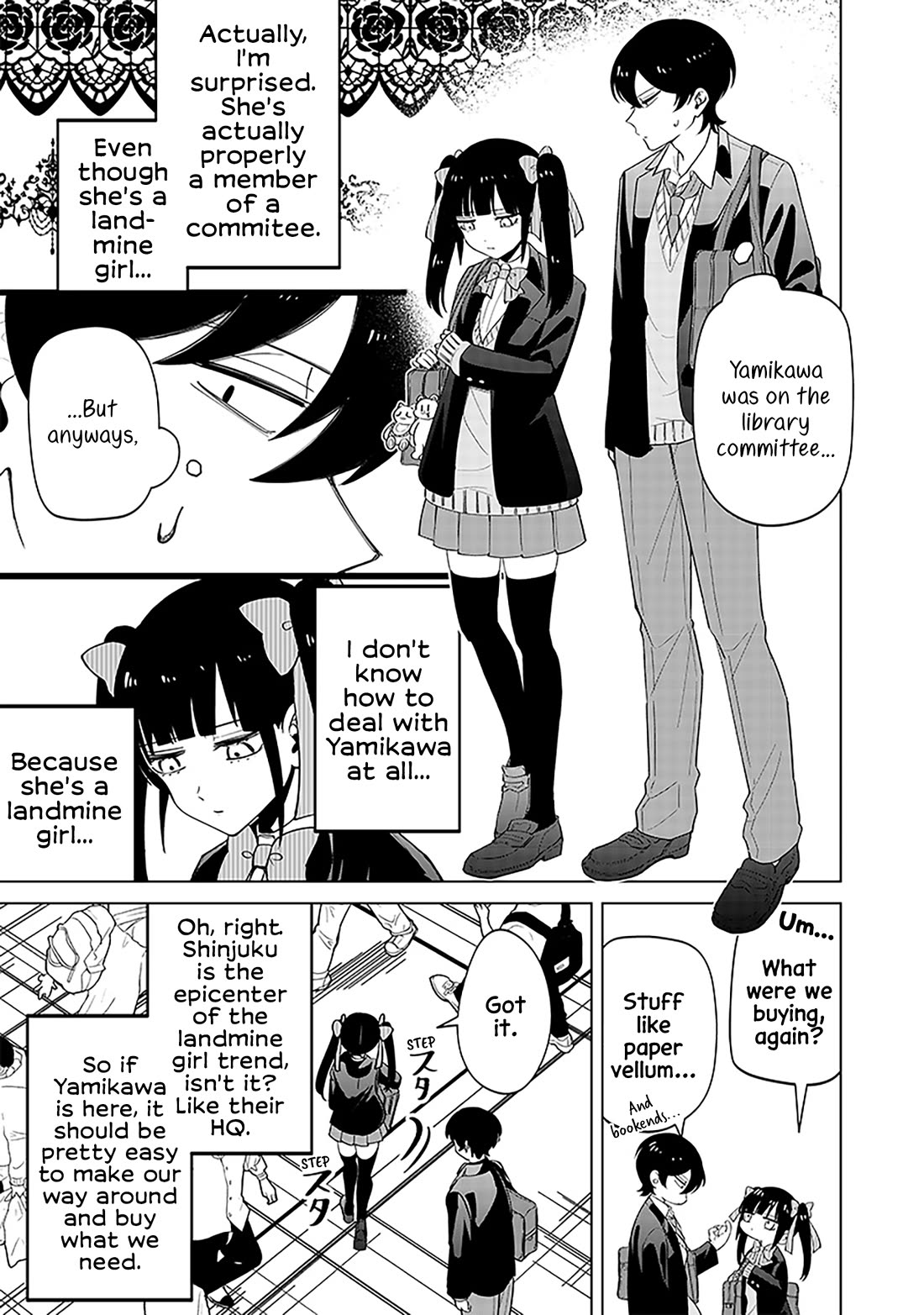 The Gals Who Always Say Insane Things: My Daily Life at a Private Paranormal High School chapter 12 page 3