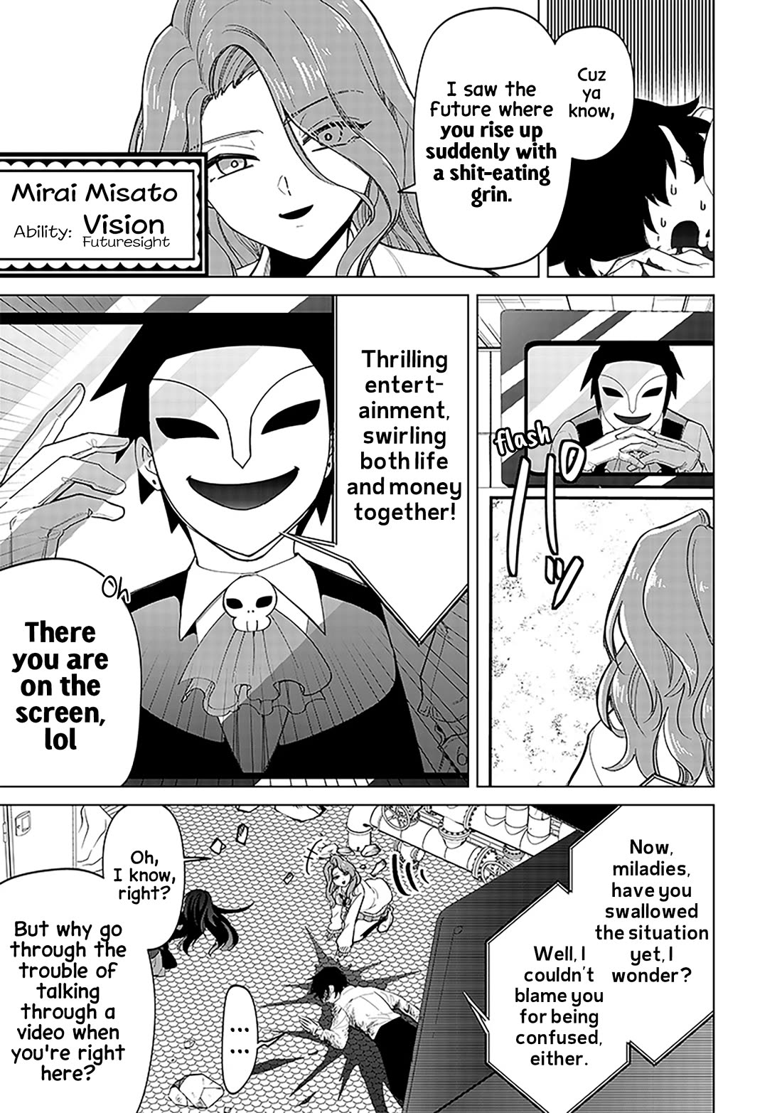 The Gals Who Always Say Insane Things: My Daily Life at a Private Paranormal High School chapter 13 page 3