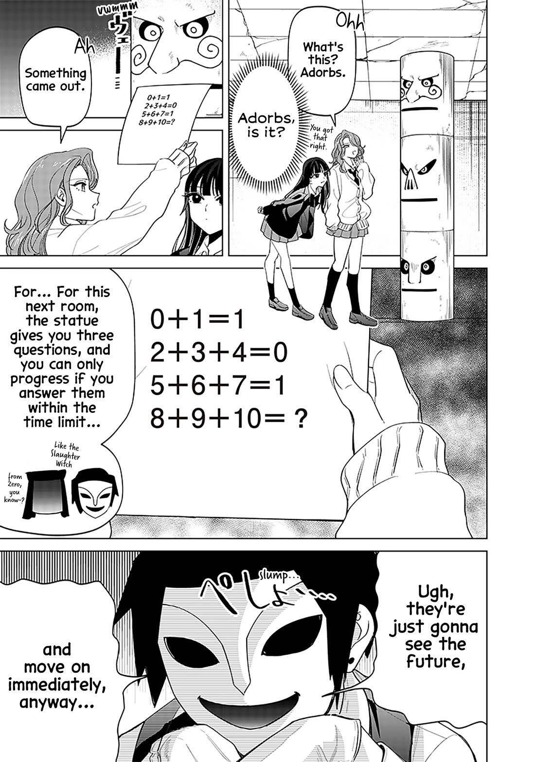 The Gals Who Always Say Insane Things: My Daily Life at a Private Paranormal High School chapter 13 page 9