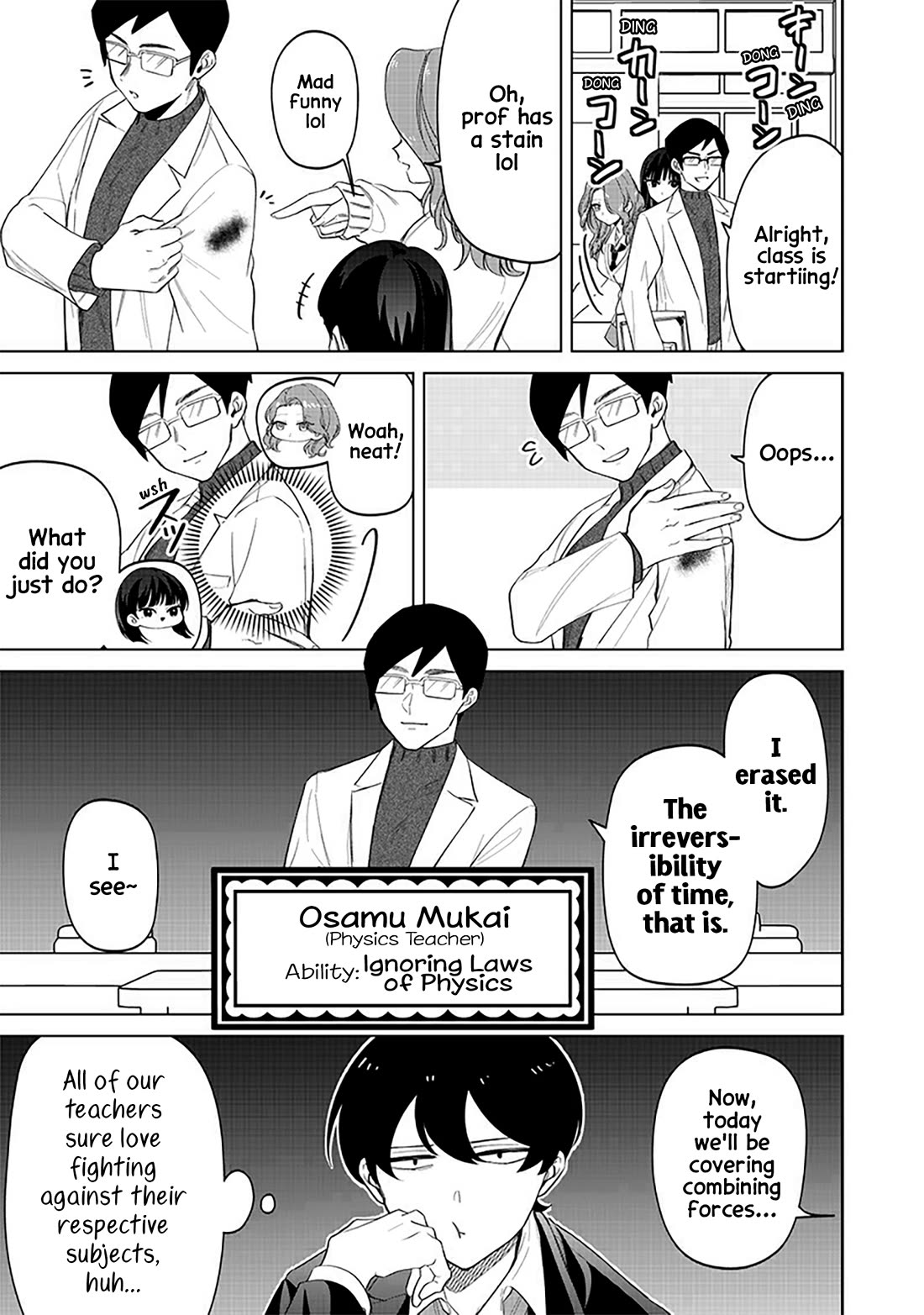 The Gals Who Always Say Insane Things: My Daily Life at a Private Paranormal High School chapter 16 page 11