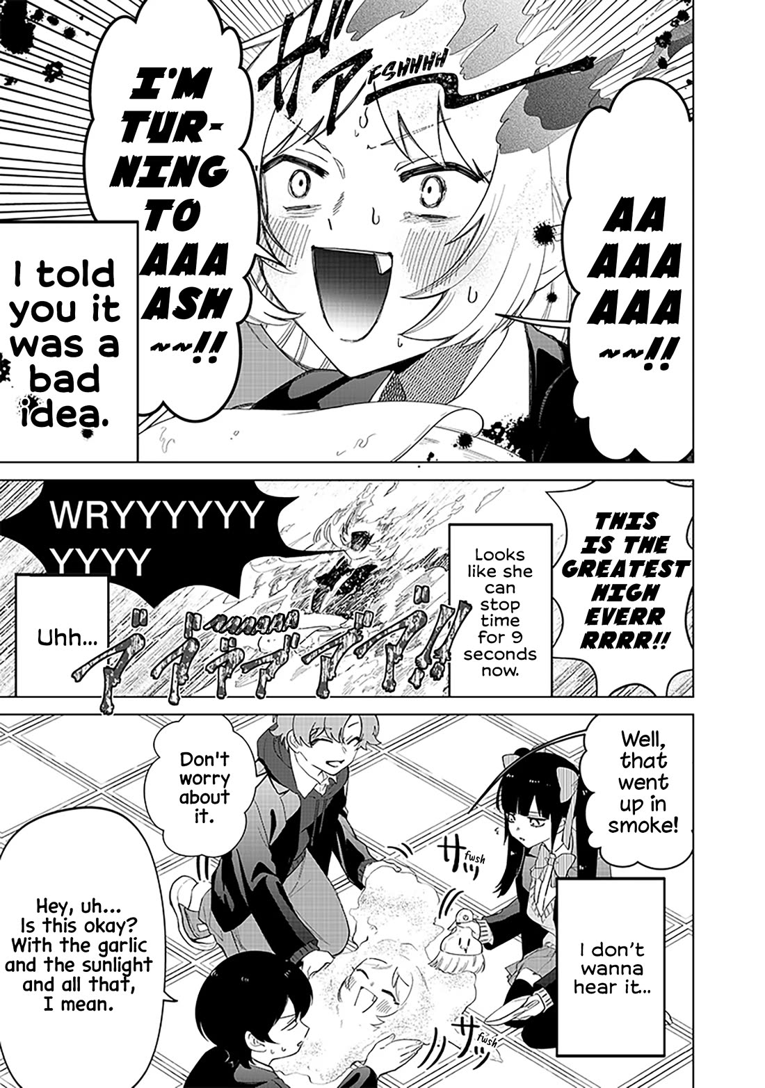 The Gals Who Always Say Insane Things: My Daily Life at a Private Paranormal High School chapter 16 page 19