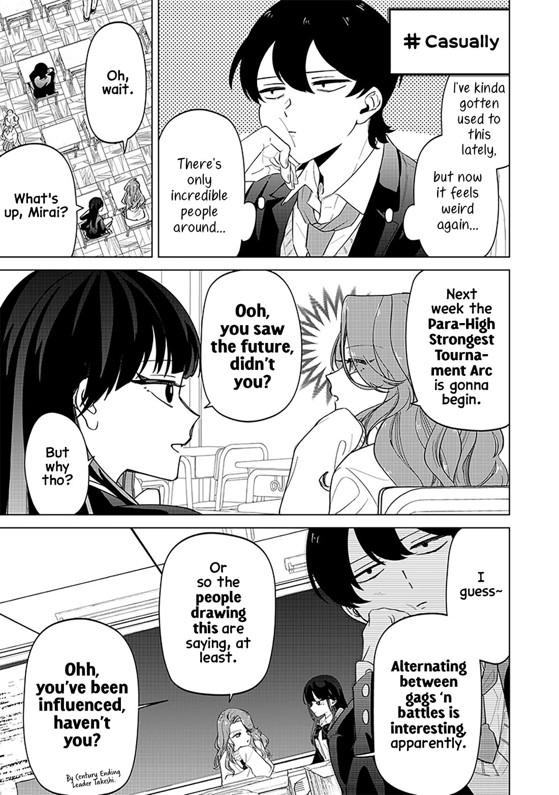 The Gals Who Always Say Insane Things: My Daily Life at a Private Paranormal High School chapter 16 page 21