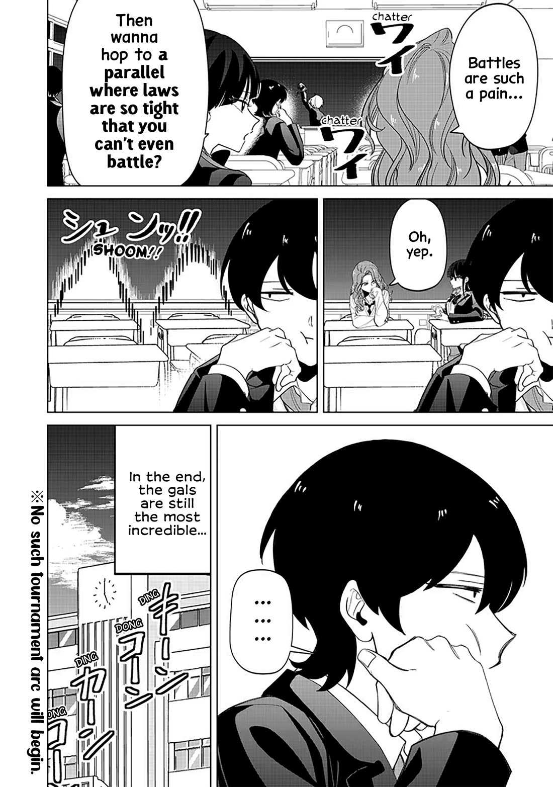 The Gals Who Always Say Insane Things: My Daily Life at a Private Paranormal High School chapter 16 page 22