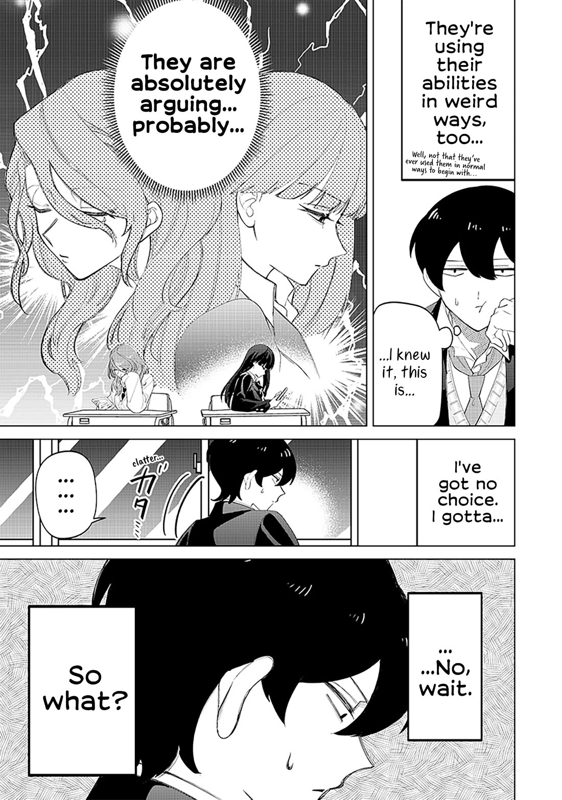 The Gals Who Always Say Insane Things: My Daily Life at a Private Paranormal High School chapter 17 page 7