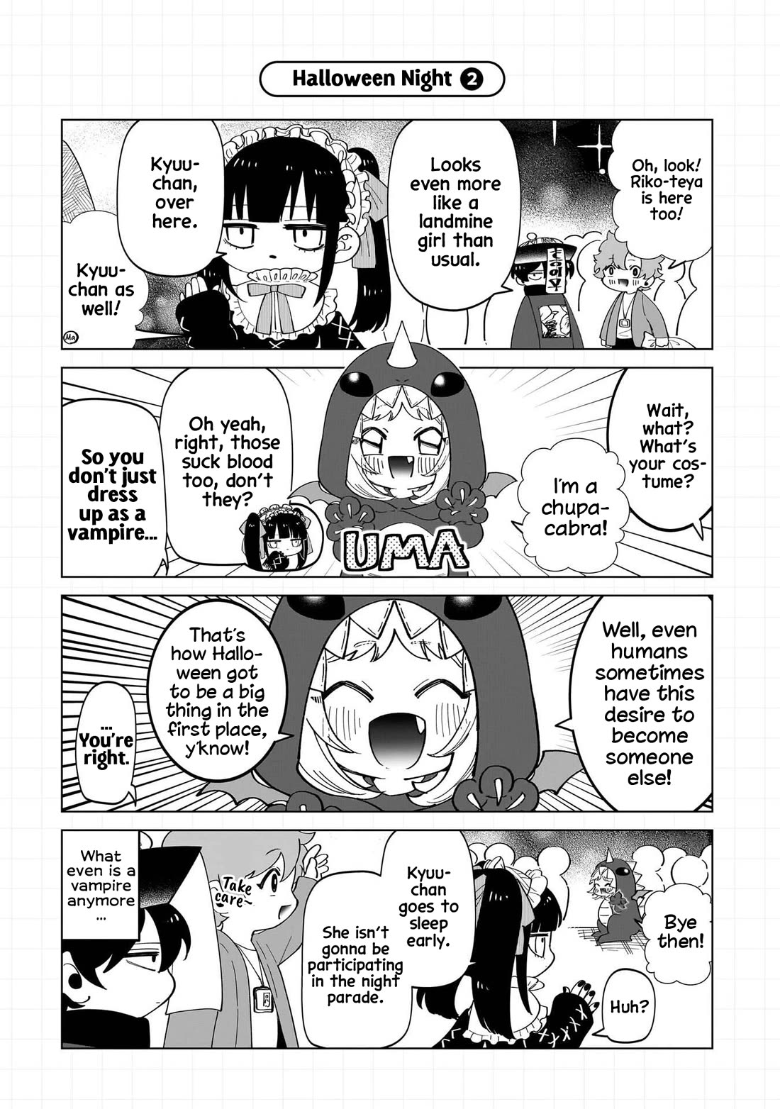 The Gals Who Always Say Insane Things: My Daily Life at a Private Paranormal High School chapter 18.5 page 13