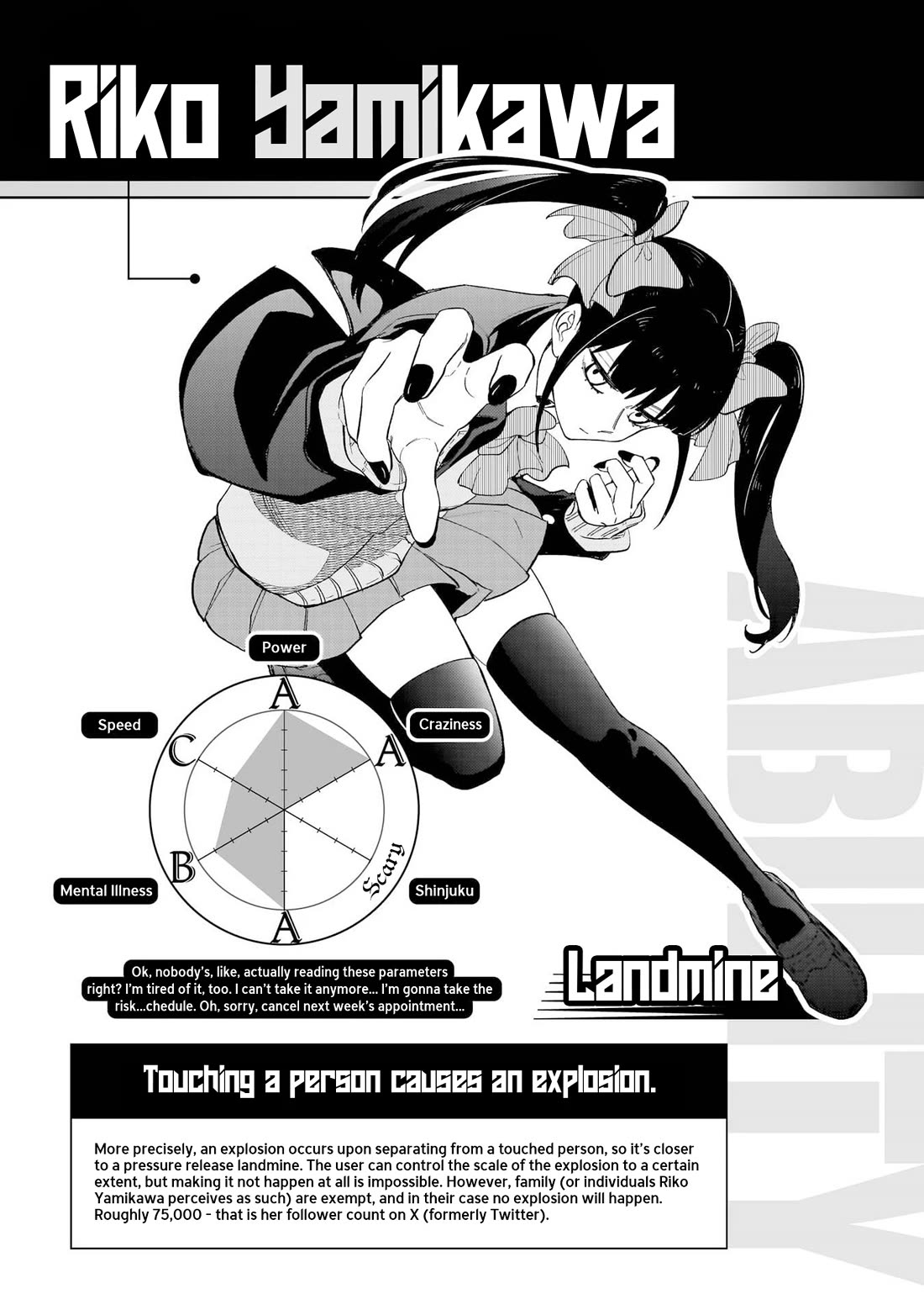 The Gals Who Always Say Insane Things: My Daily Life at a Private Paranormal High School chapter 18.5 page 4