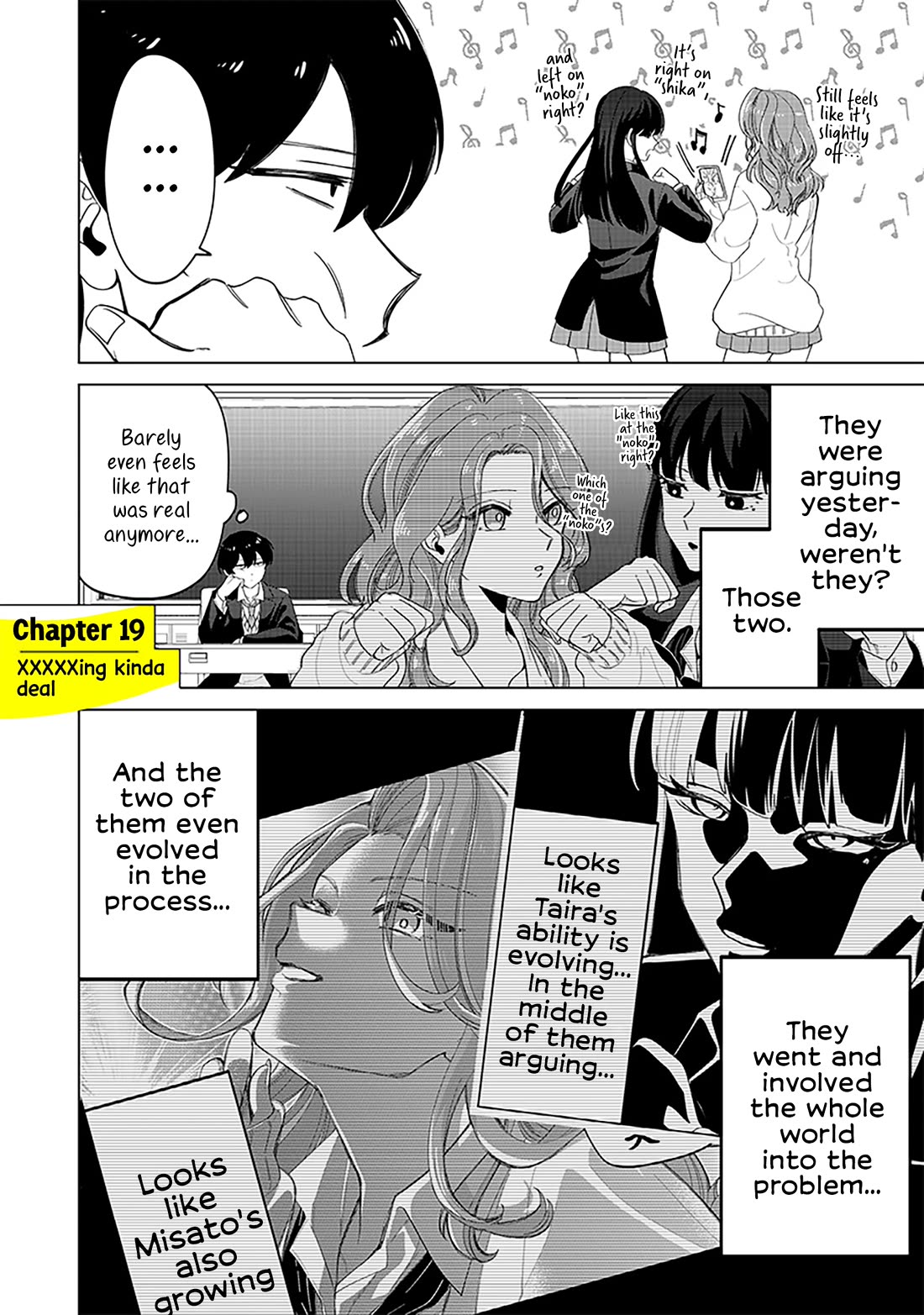 The Gals Who Always Say Insane Things: My Daily Life at a Private Paranormal High School chapter 19 page 2