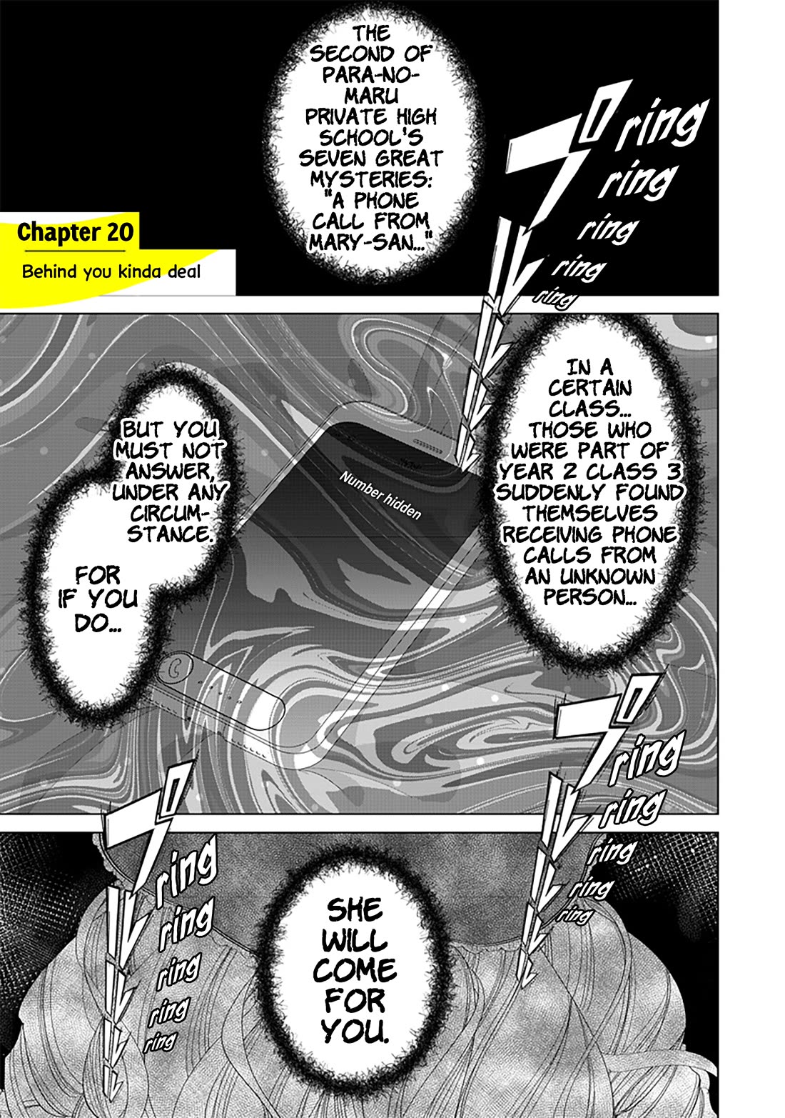 The Gals Who Always Say Insane Things: My Daily Life at a Private Paranormal High School chapter 20 page 1