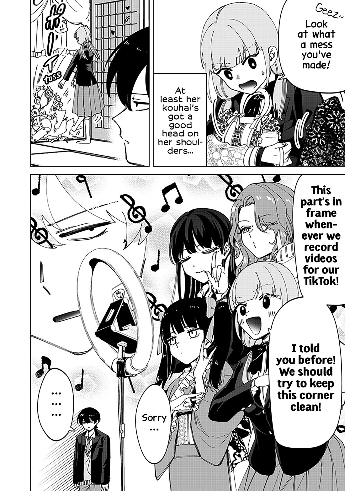 The Gals Who Always Say Insane Things: My Daily Life at a Private Paranormal High School chapter 24.2 page 11