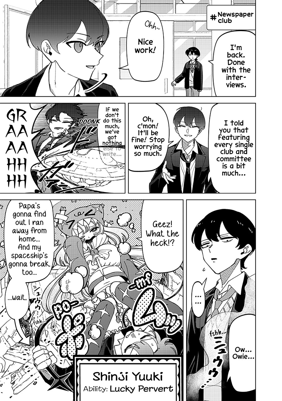 The Gals Who Always Say Insane Things: My Daily Life at a Private Paranormal High School chapter 24.2 page 12