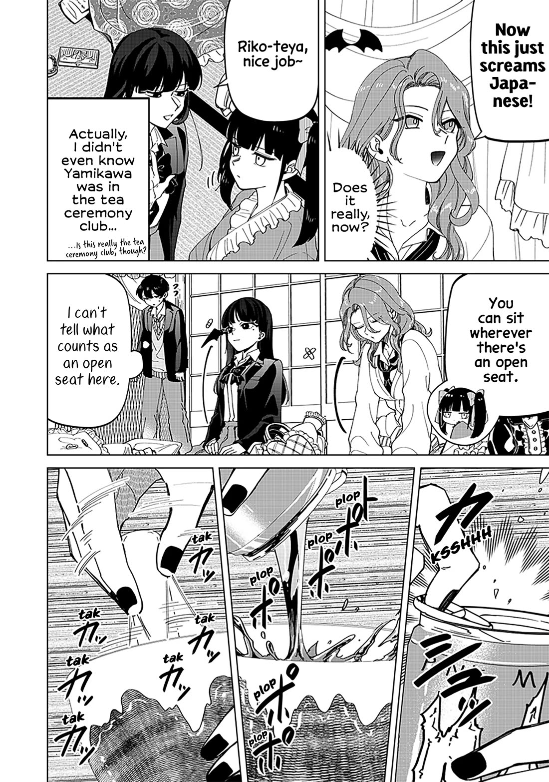 The Gals Who Always Say Insane Things: My Daily Life at a Private Paranormal High School chapter 24.2 page 9