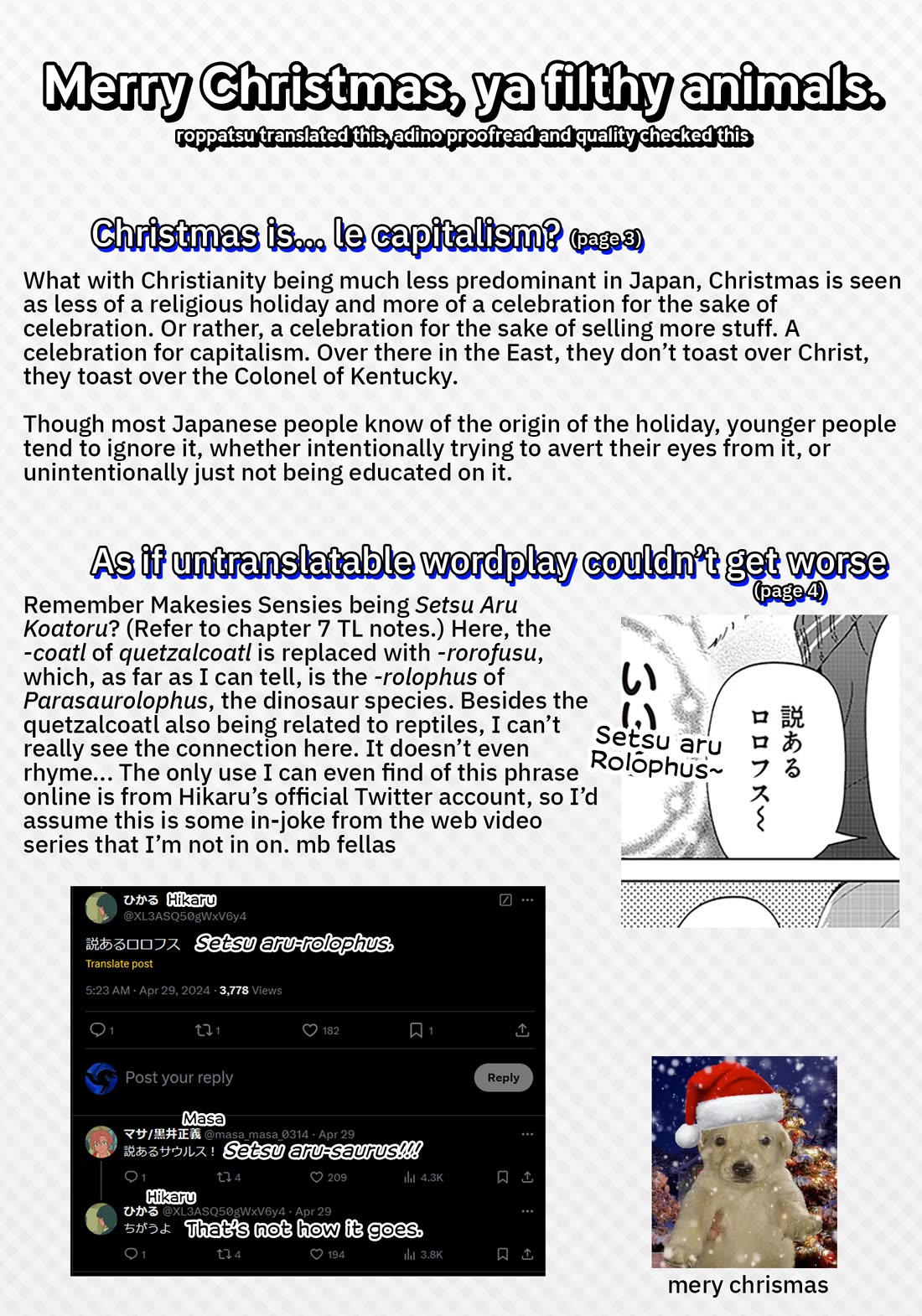 The Gals Who Always Say Insane Things: My Daily Life at a Private Paranormal High School chapter 25.5 page 7