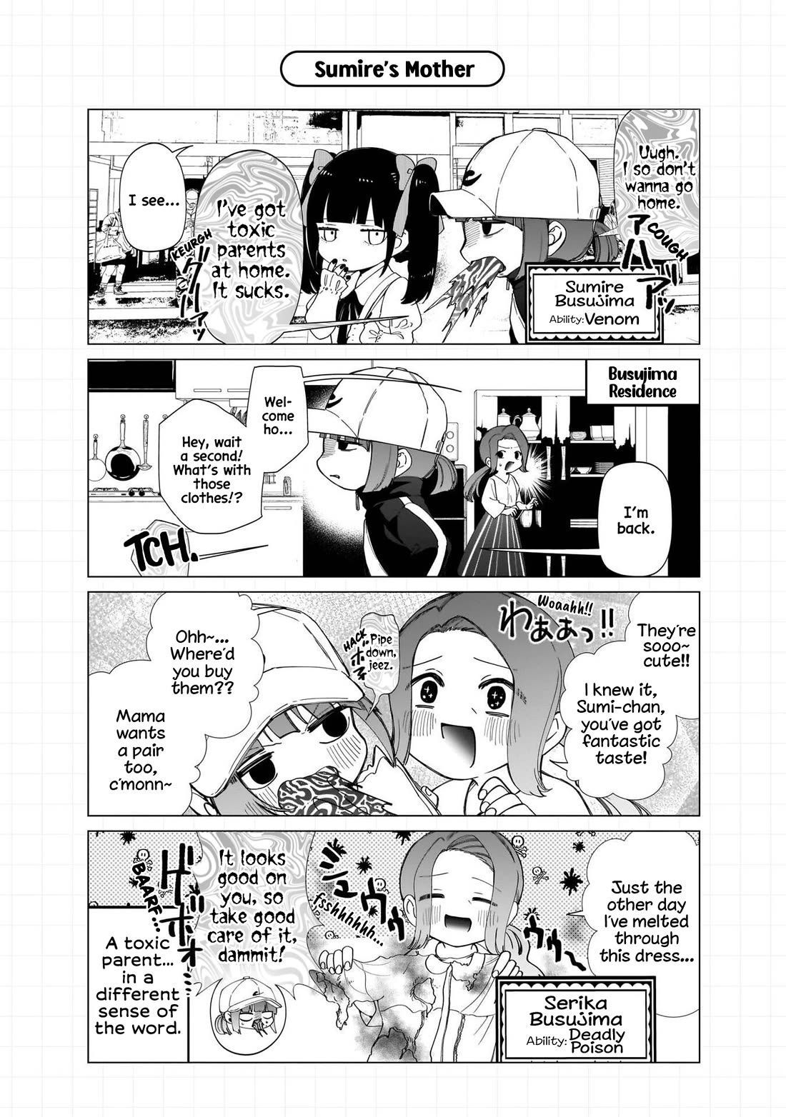 The Gals Who Always Say Insane Things: My Daily Life at a Private Paranormal High School chapter 27.5 page 9