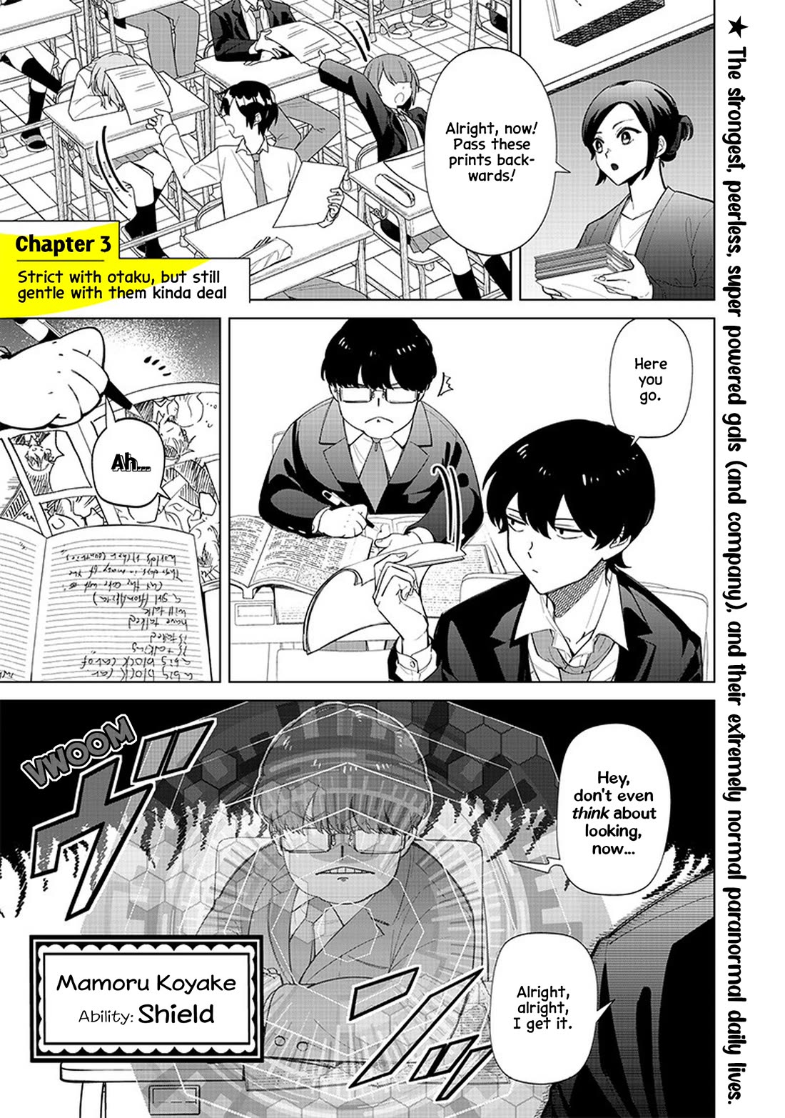 The Gals Who Always Say Insane Things: My Daily Life at a Private Paranormal High School chapter 3 page 2