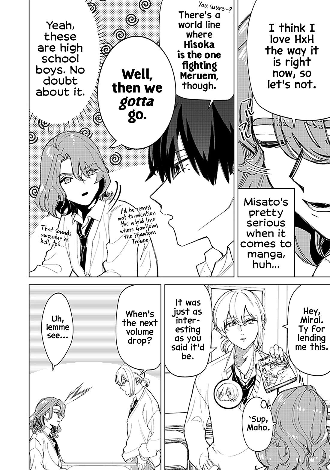 The Gals Who Always Say Insane Things: My Daily Life at a Private Paranormal High School chapter 30 page 12