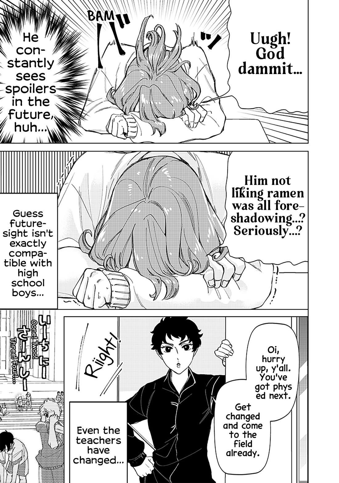 The Gals Who Always Say Insane Things: My Daily Life at a Private Paranormal High School chapter 30 page 13