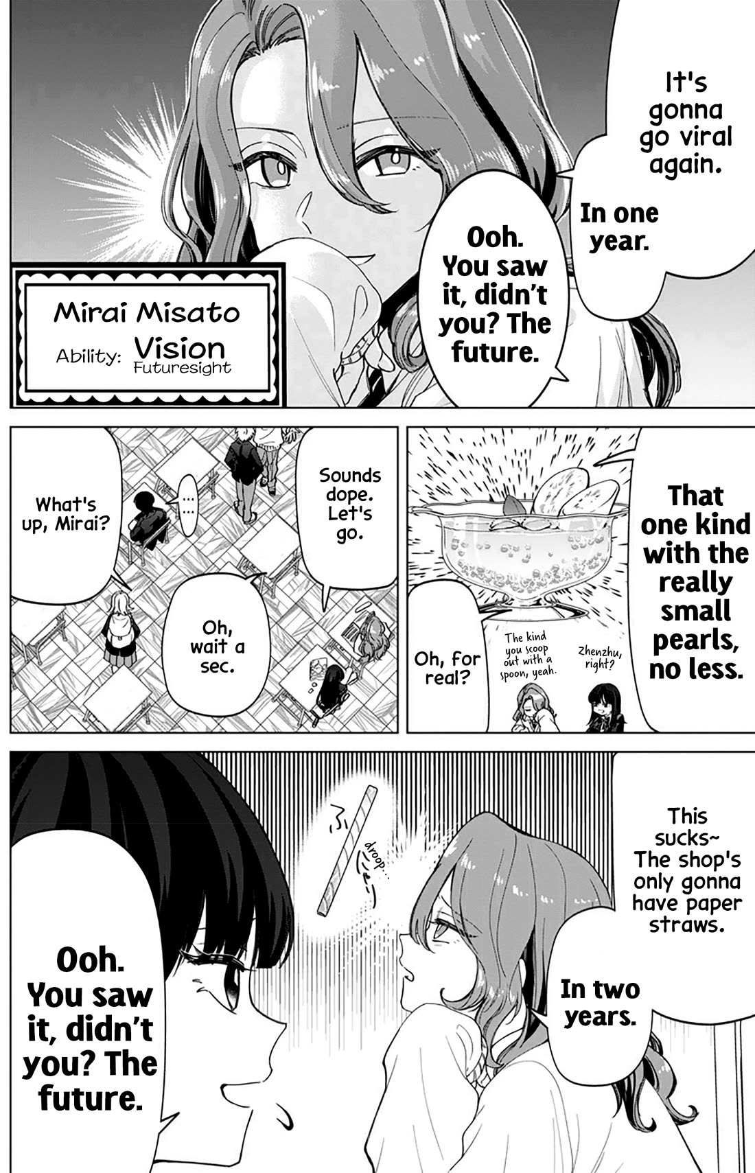 The Gals Who Always Say Insane Things: My Daily Life at a Private Paranormal High School chapter 31.5 page 2