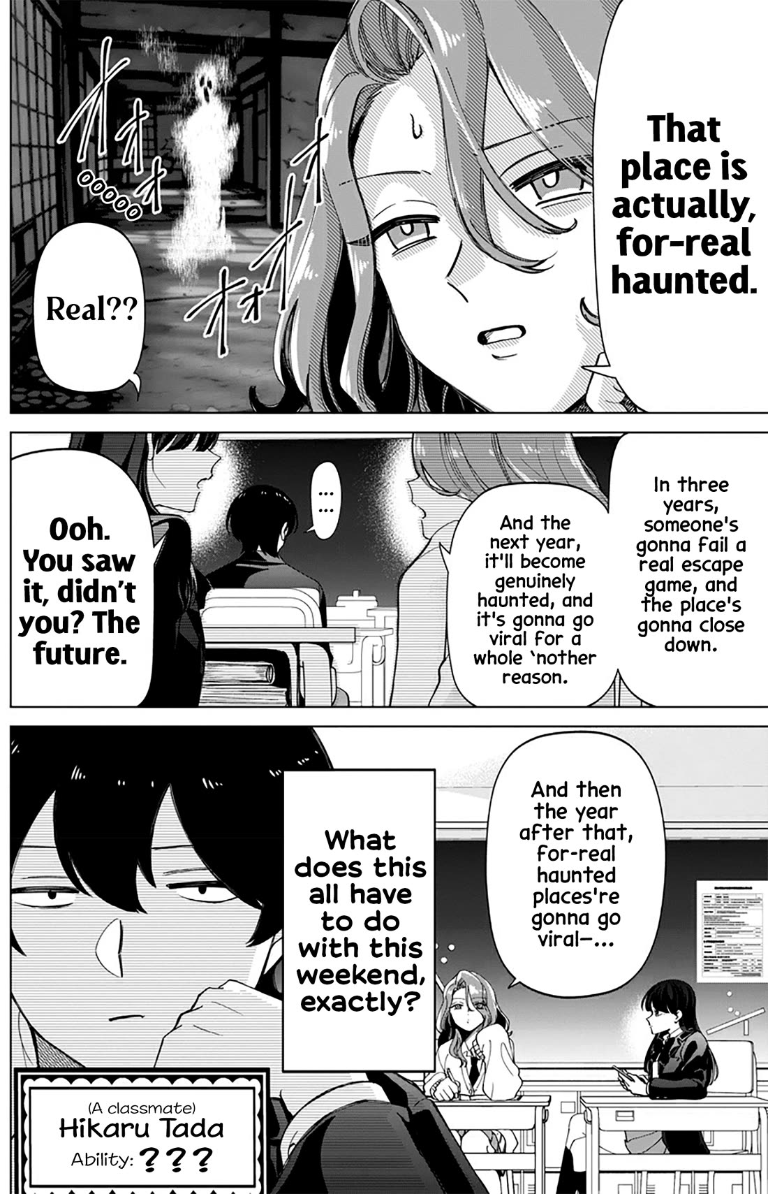 The Gals Who Always Say Insane Things: My Daily Life at a Private Paranormal High School chapter 31.5 page 4