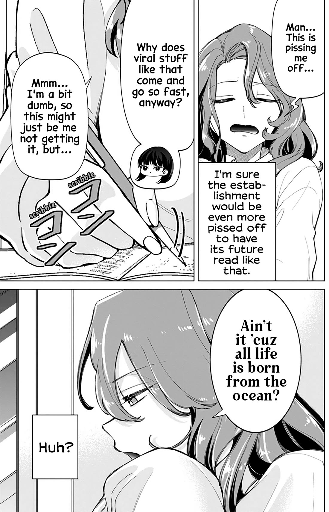 The Gals Who Always Say Insane Things: My Daily Life at a Private Paranormal High School chapter 31.5 page 5