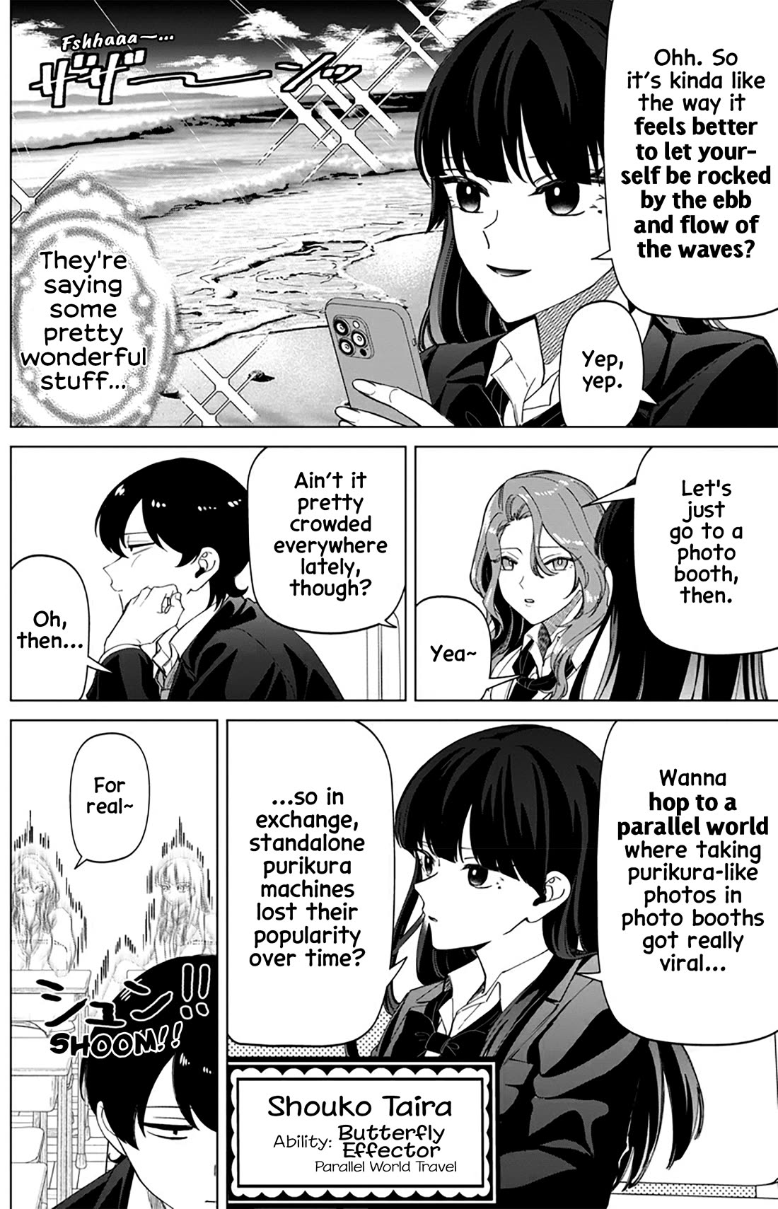 The Gals Who Always Say Insane Things: My Daily Life at a Private Paranormal High School chapter 31.5 page 6