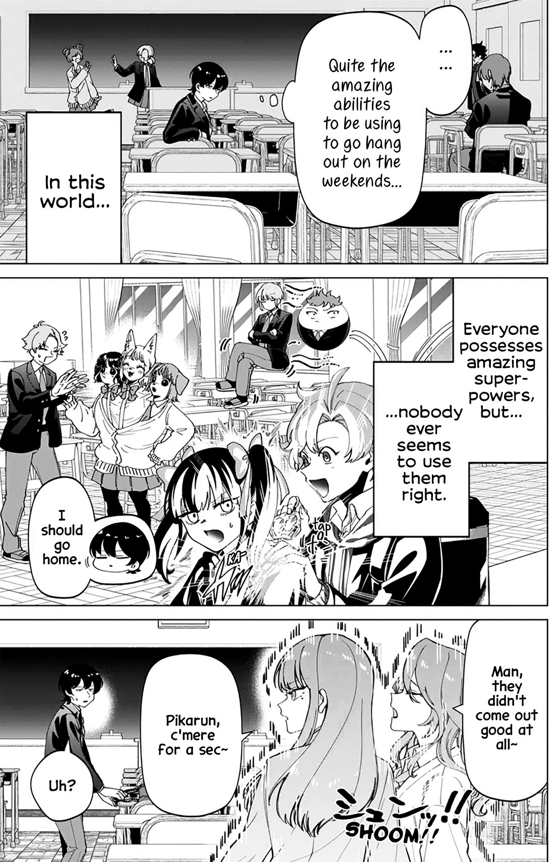 The Gals Who Always Say Insane Things: My Daily Life at a Private Paranormal High School chapter 31.5 page 7