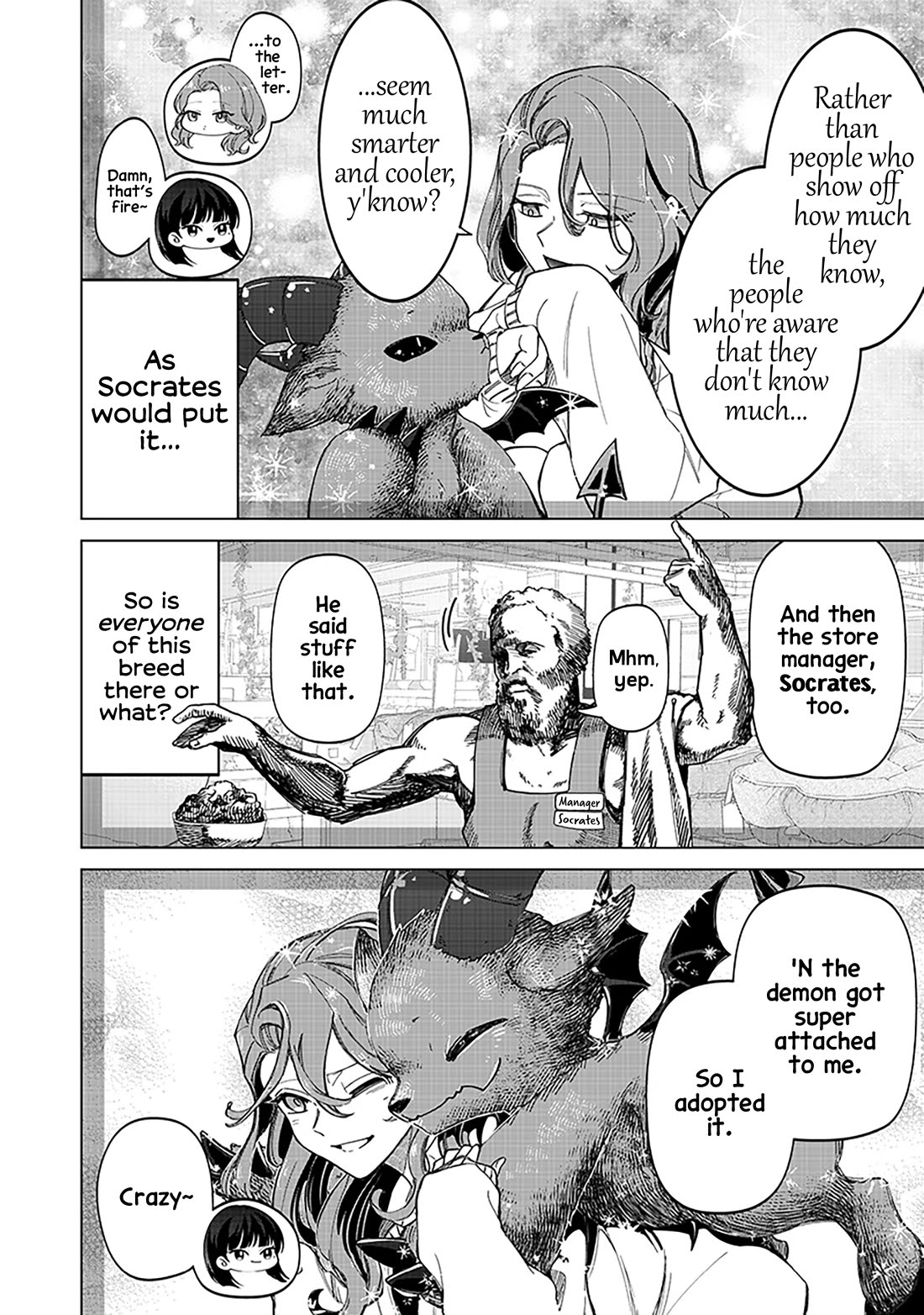 The Gals Who Always Say Insane Things: My Daily Life at a Private Paranormal High School chapter 32 page 18