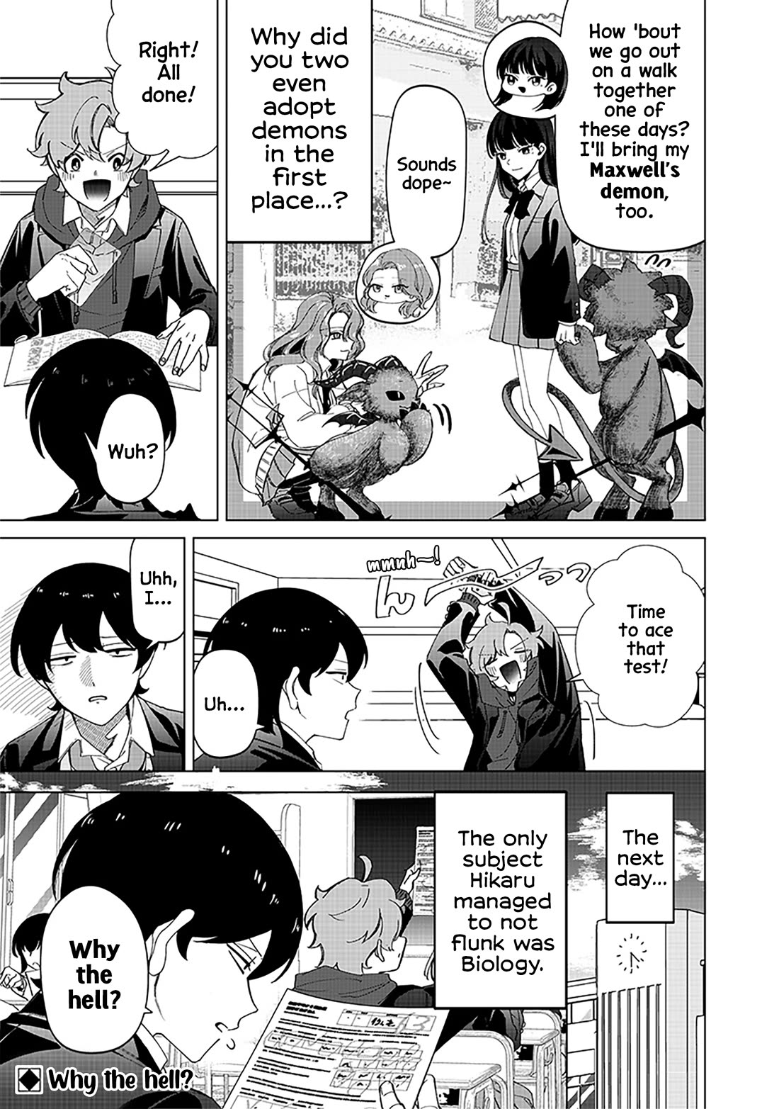 The Gals Who Always Say Insane Things: My Daily Life at a Private Paranormal High School chapter 32 page 19