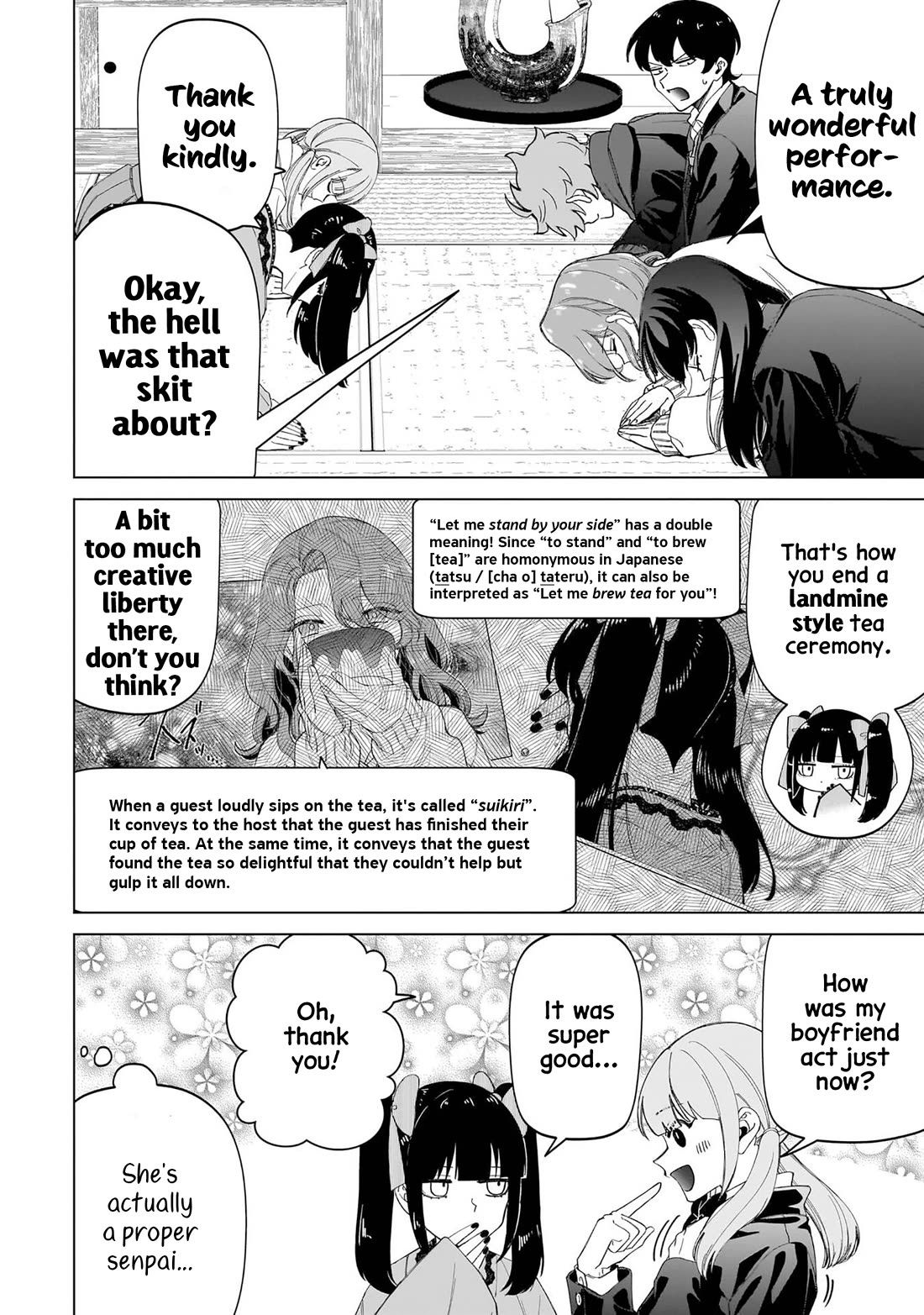 The Gals Who Always Say Insane Things: My Daily Life at a Private Paranormal High School chapter 34 page 14